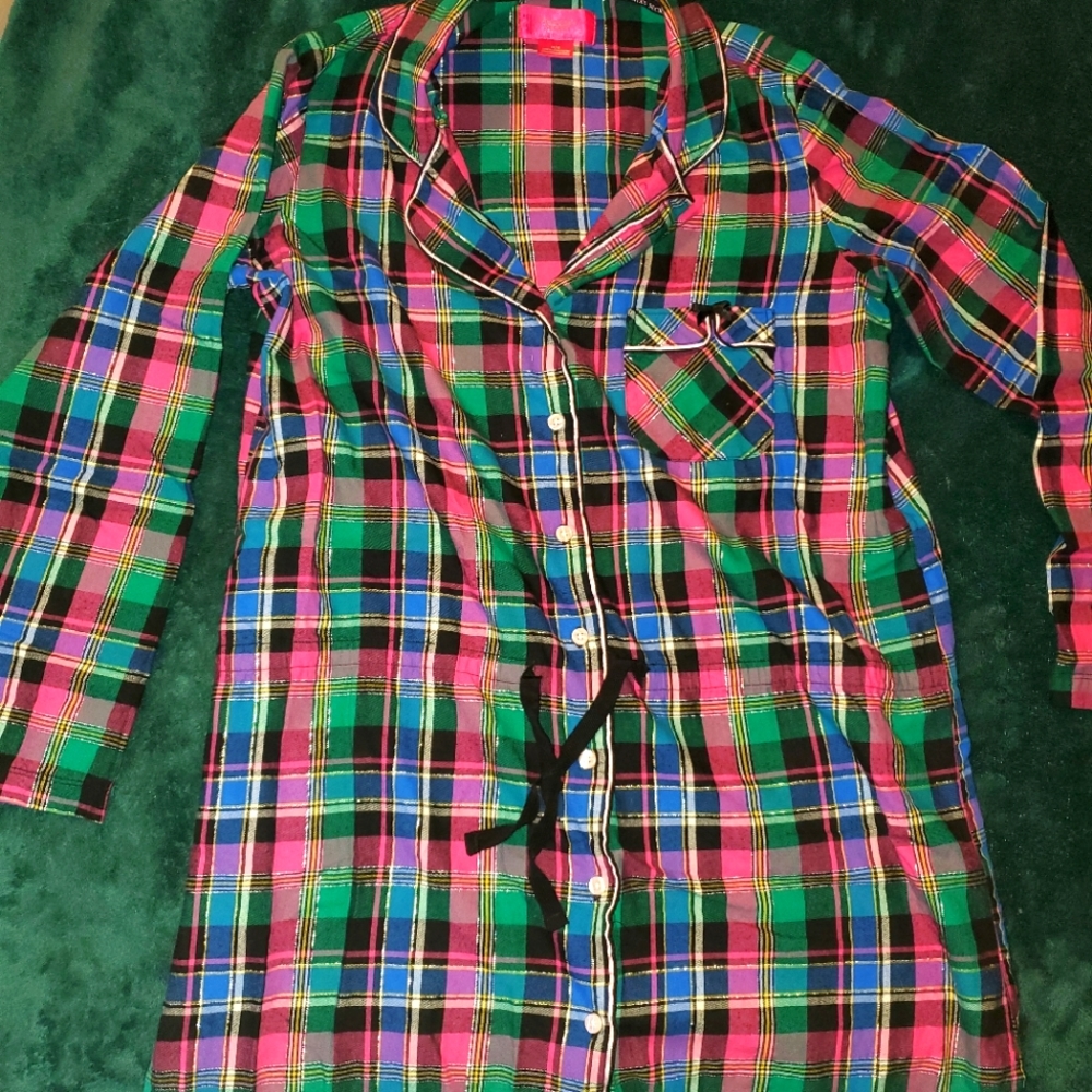 Victoria's Secret Plaid Tunic Dress